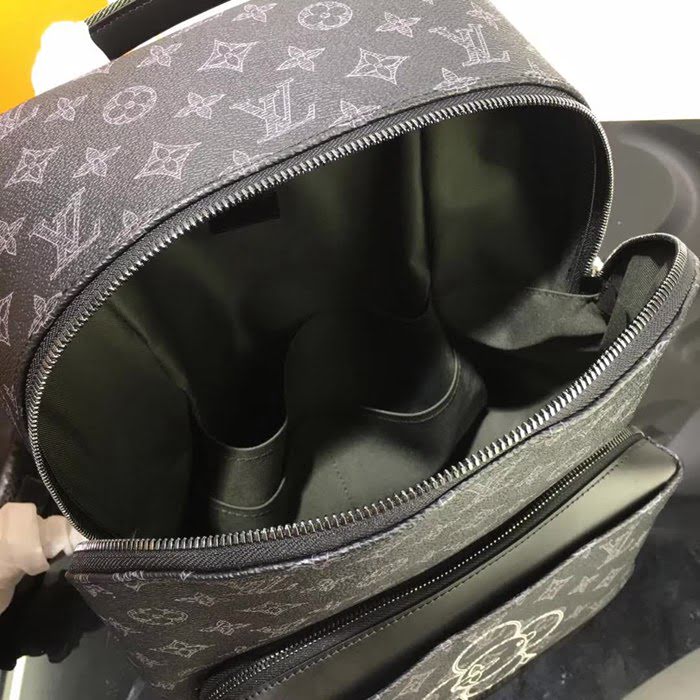 路易威登LV頂級原單M43675 飾新版路易威登吉祥物—VivienneApollo雙肩包 YDH1322